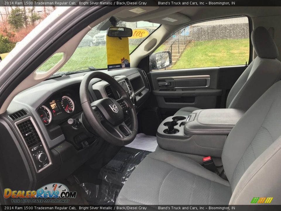 Front Seat of 2014 Ram 1500 Tradesman Regular Cab Photo #10