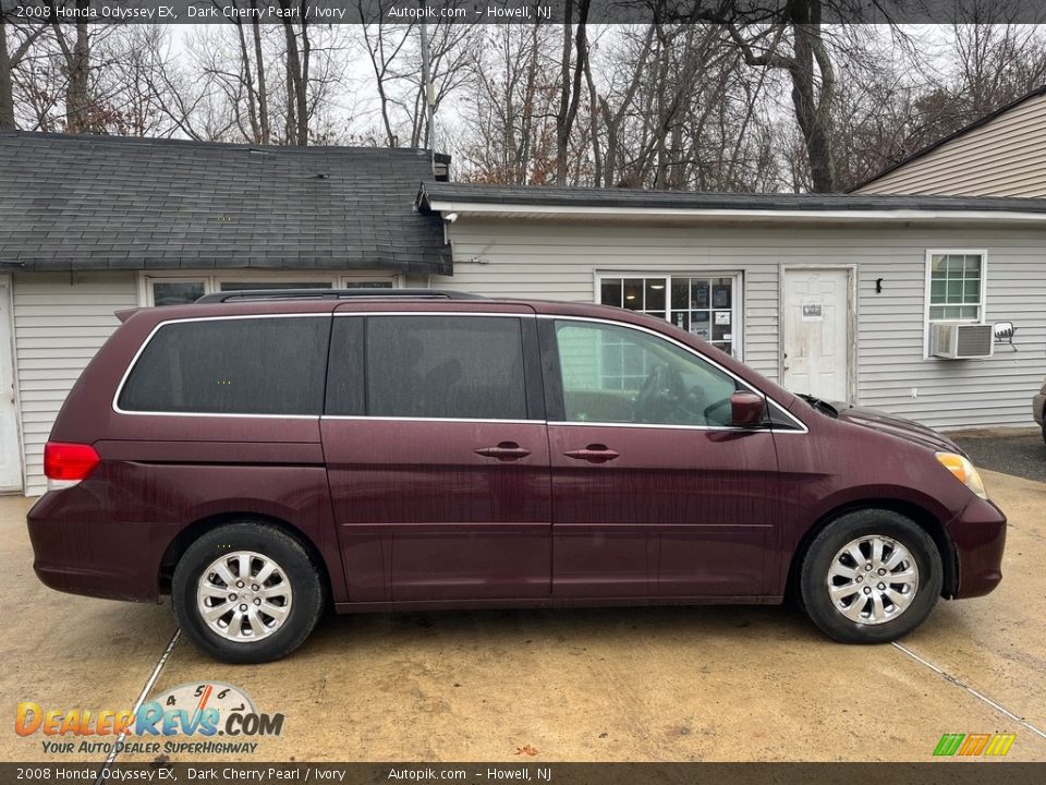 2008 Honda Odyssey EX Dark Cherry Pearl / Ivory Photo #10