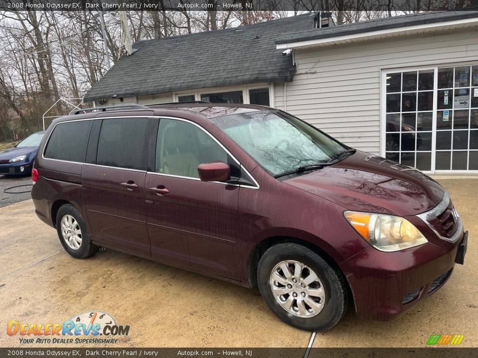 2008 Honda Odyssey EX Dark Cherry Pearl / Ivory Photo #11