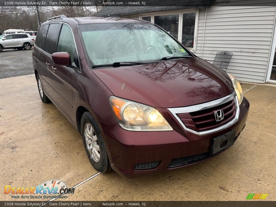 2008 Honda Odyssey EX Dark Cherry Pearl / Ivory Photo #12