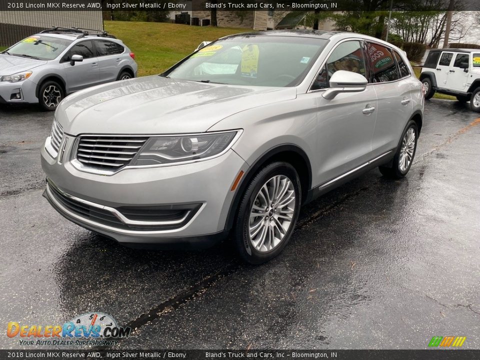 2018 Lincoln MKX Reserve AWD Ingot Silver Metallic / Ebony Photo #2