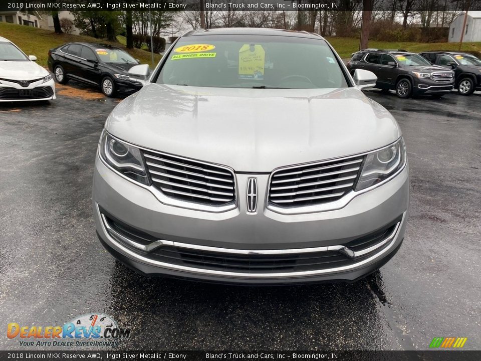 2018 Lincoln MKX Reserve AWD Ingot Silver Metallic / Ebony Photo #3