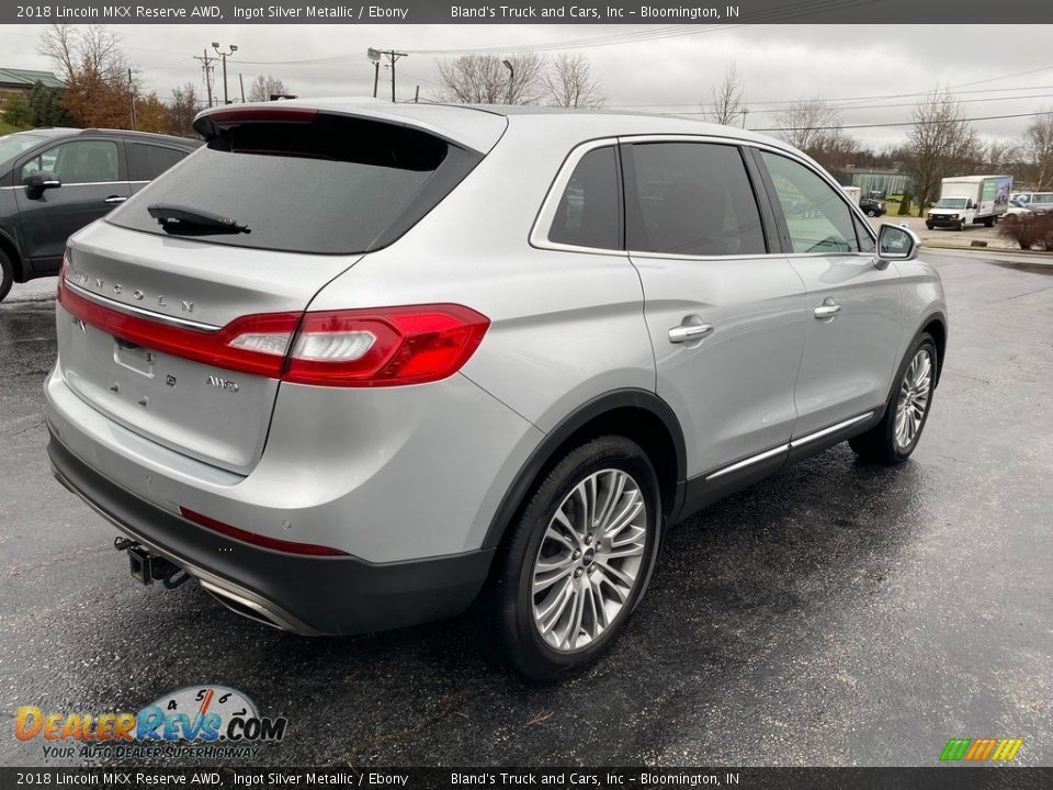 2018 Lincoln MKX Reserve AWD Ingot Silver Metallic / Ebony Photo #6