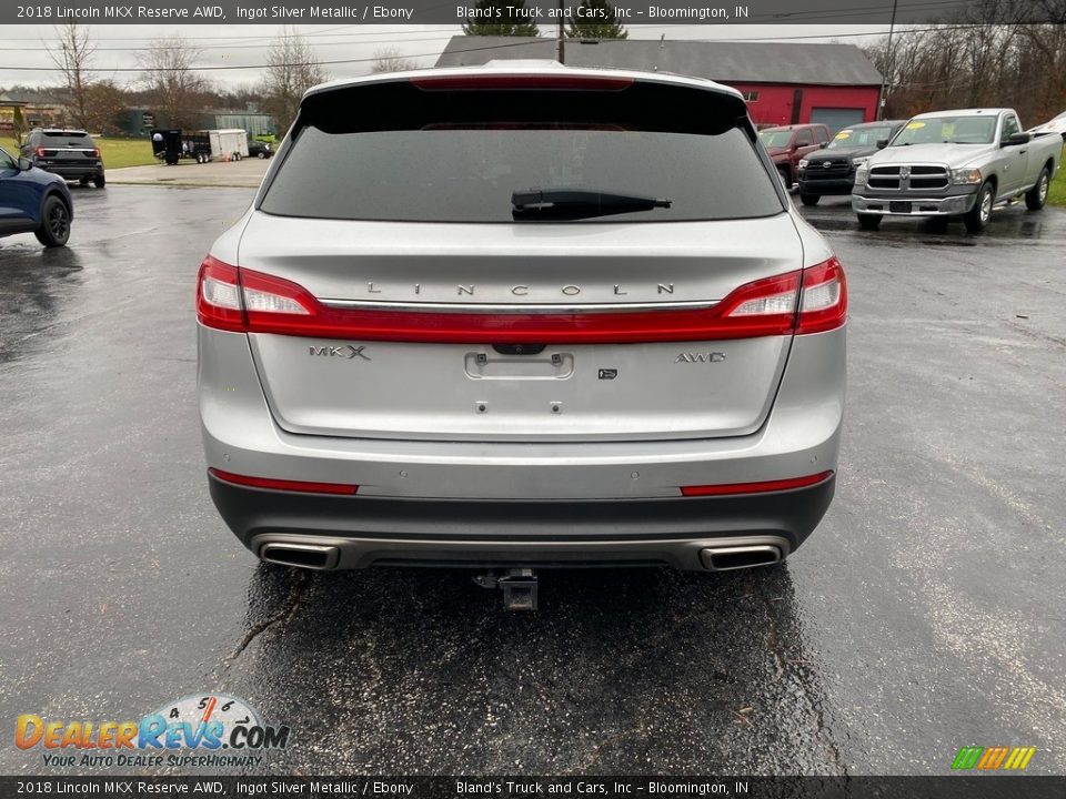 2018 Lincoln MKX Reserve AWD Ingot Silver Metallic / Ebony Photo #7