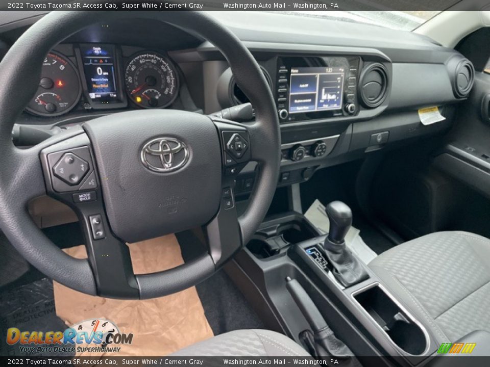 2022 Toyota Tacoma SR Access Cab Super White / Cement Gray Photo #3