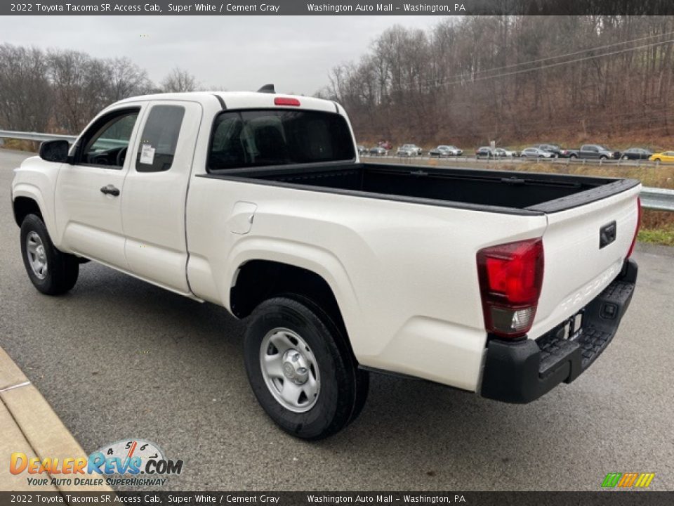 2022 Toyota Tacoma SR Access Cab Super White / Cement Gray Photo #2