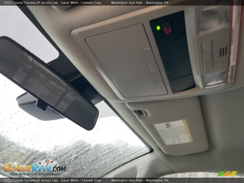 2022 Toyota Tacoma SR Access Cab Super White / Cement Gray Photo #20