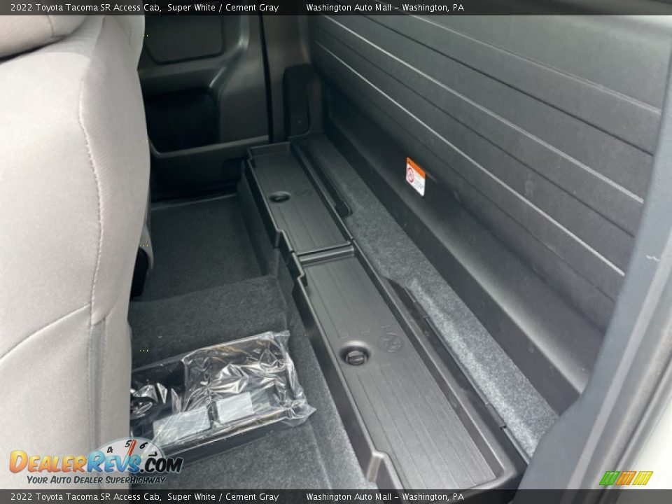 2022 Toyota Tacoma SR Access Cab Super White / Cement Gray Photo #21