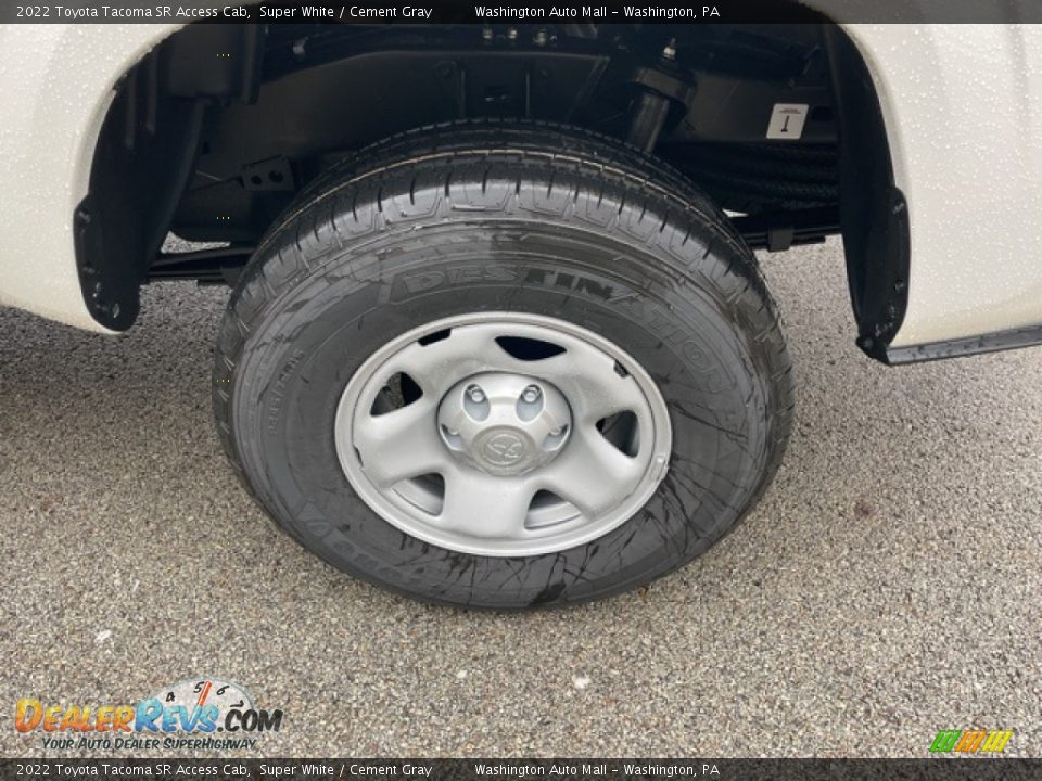 2022 Toyota Tacoma SR Access Cab Super White / Cement Gray Photo #22