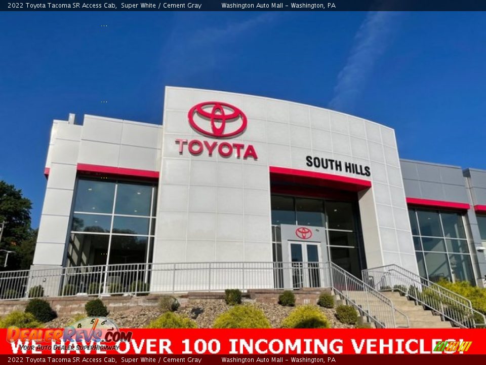 2022 Toyota Tacoma SR Access Cab Super White / Cement Gray Photo #24