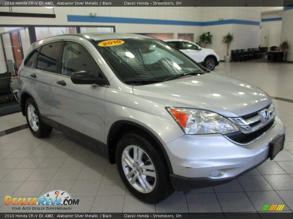 2010 Honda CR-V EX AWD Alabaster Silver Metallic / Black Photo #3