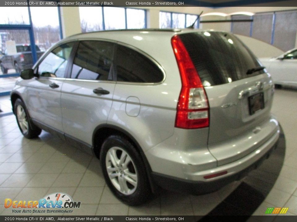 2010 Honda CR-V EX AWD Alabaster Silver Metallic / Black Photo #9