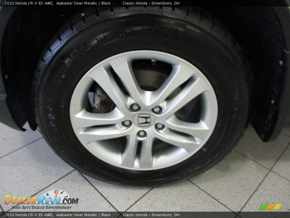 2010 Honda CR-V EX AWD Alabaster Silver Metallic / Black Photo #12