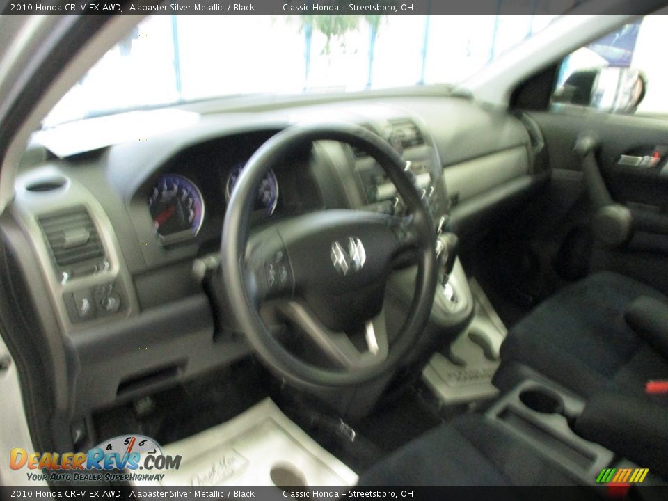 2010 Honda CR-V EX AWD Alabaster Silver Metallic / Black Photo #27