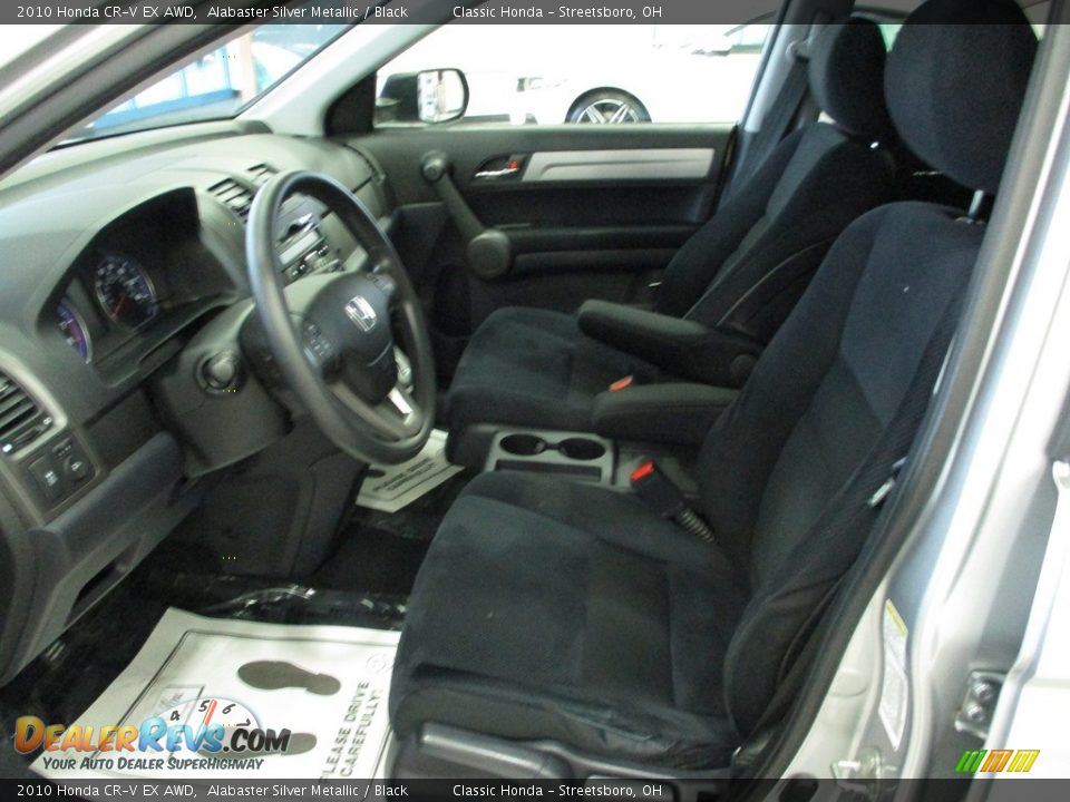 2010 Honda CR-V EX AWD Alabaster Silver Metallic / Black Photo #28