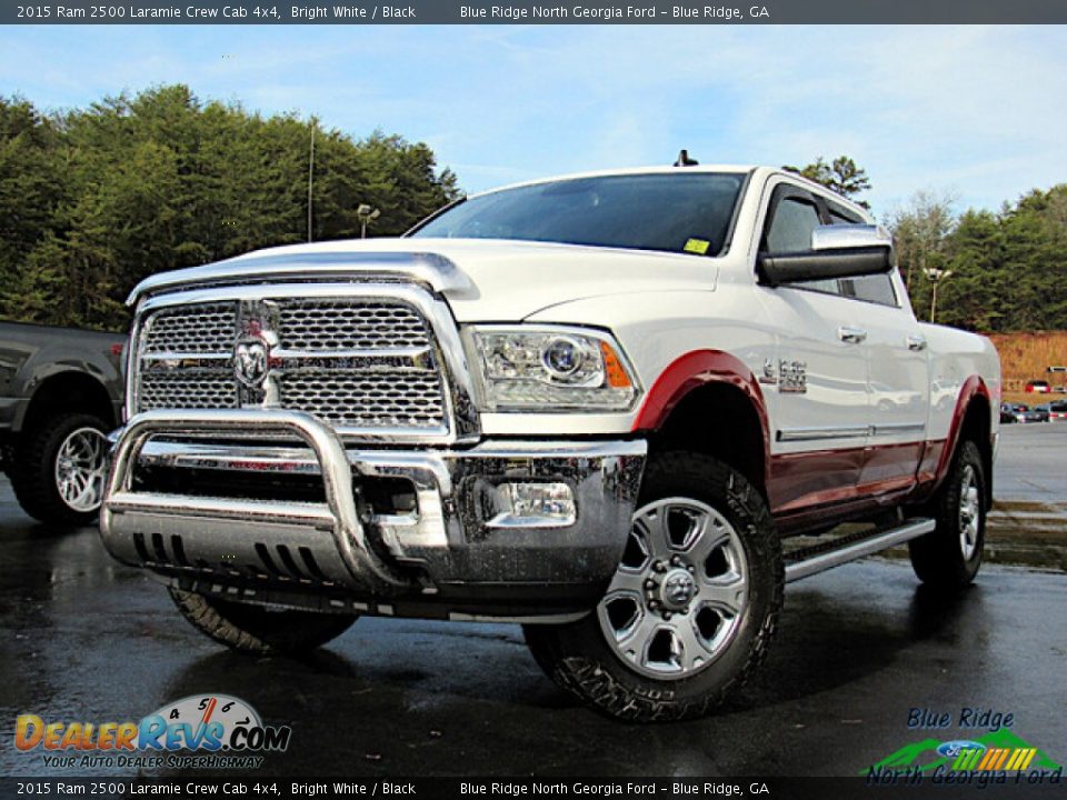 2015 Ram 2500 Laramie Crew Cab 4x4 Bright White / Black Photo #1