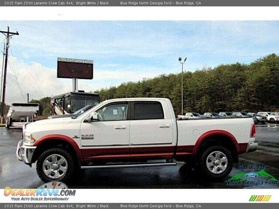 2015 Ram 2500 Laramie Crew Cab 4x4 Bright White / Black Photo #2