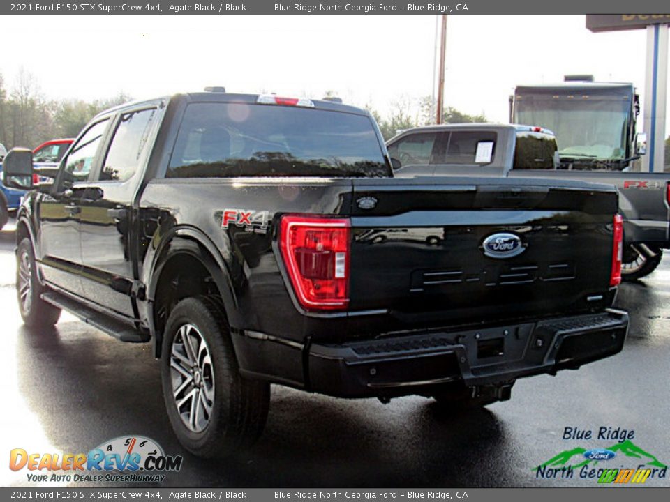 2021 Ford F150 STX SuperCrew 4x4 Agate Black / Black Photo #3