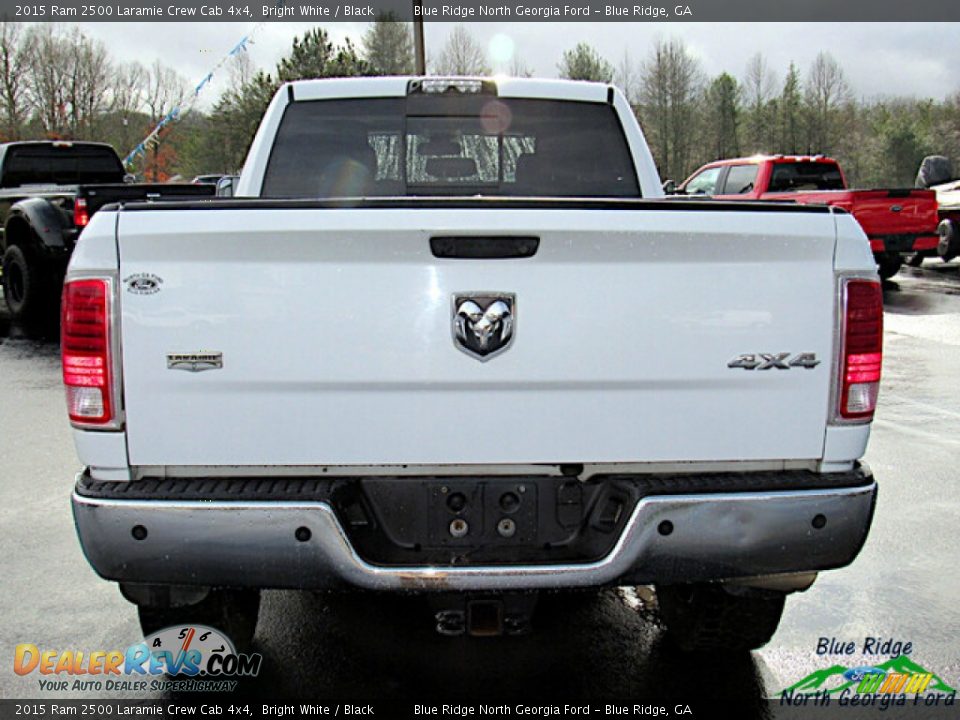 2015 Ram 2500 Laramie Crew Cab 4x4 Bright White / Black Photo #4