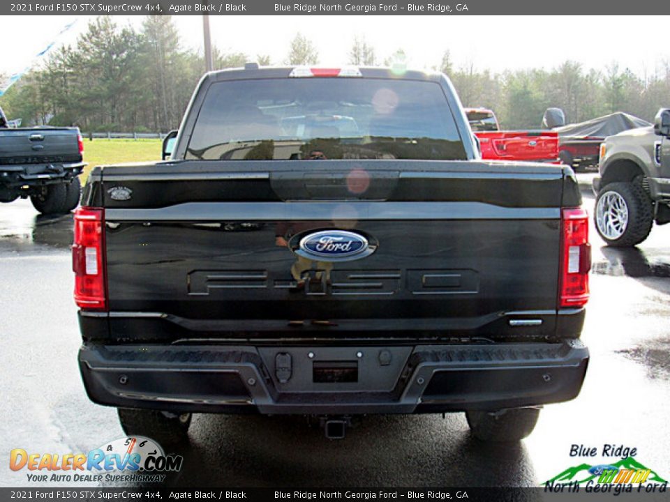 2021 Ford F150 STX SuperCrew 4x4 Agate Black / Black Photo #4