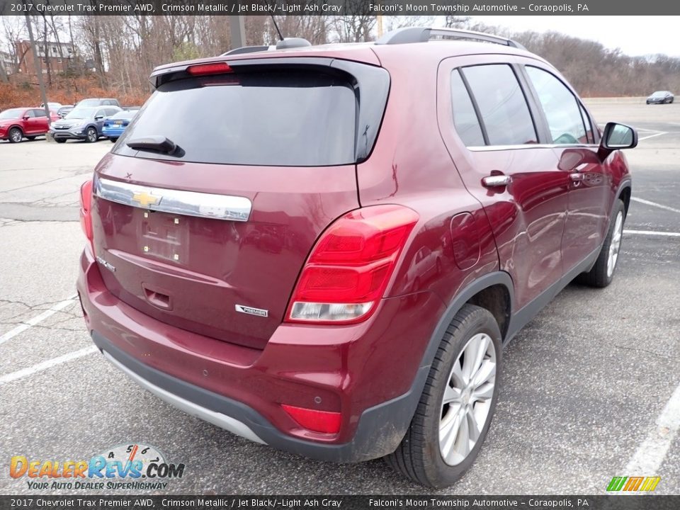 2017 Chevrolet Trax Premier AWD Crimson Metallic / Jet Black/­Light Ash Gray Photo #4