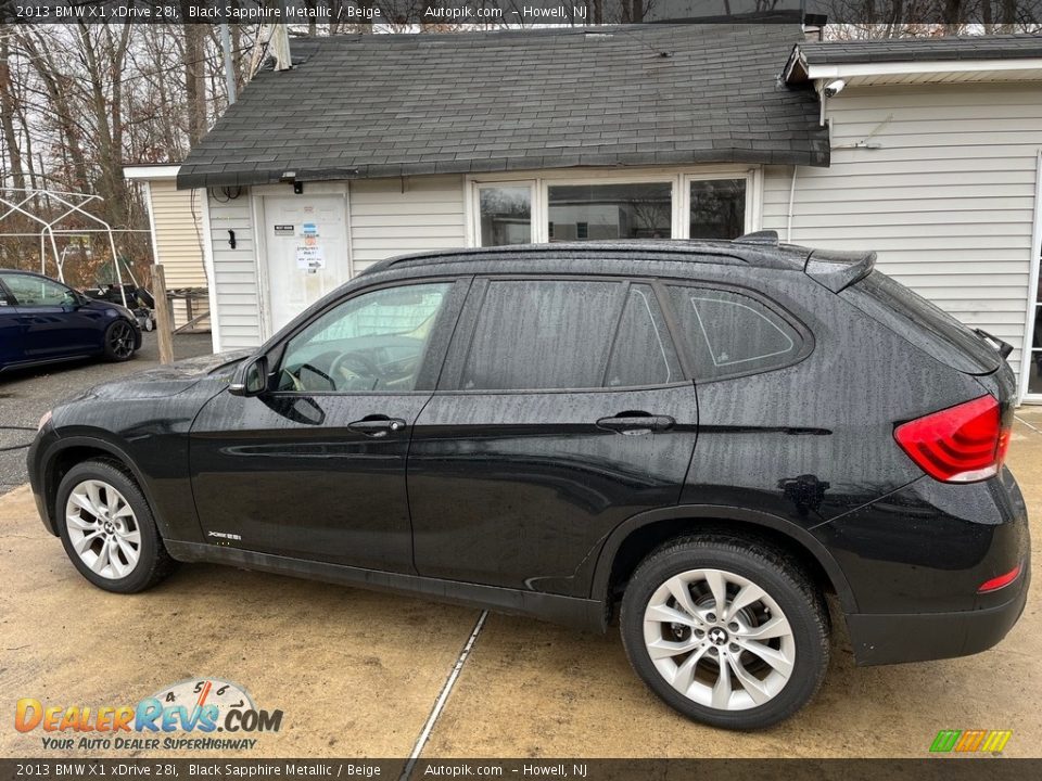 2013 BMW X1 xDrive 28i Black Sapphire Metallic / Beige Photo #4