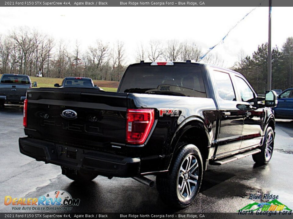 2021 Ford F150 STX SuperCrew 4x4 Agate Black / Black Photo #5