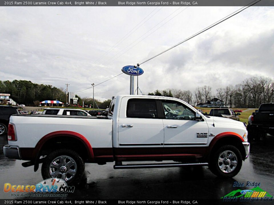 2015 Ram 2500 Laramie Crew Cab 4x4 Bright White / Black Photo #6