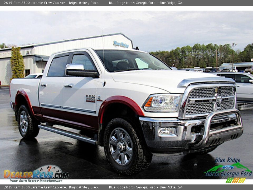 2015 Ram 2500 Laramie Crew Cab 4x4 Bright White / Black Photo #7