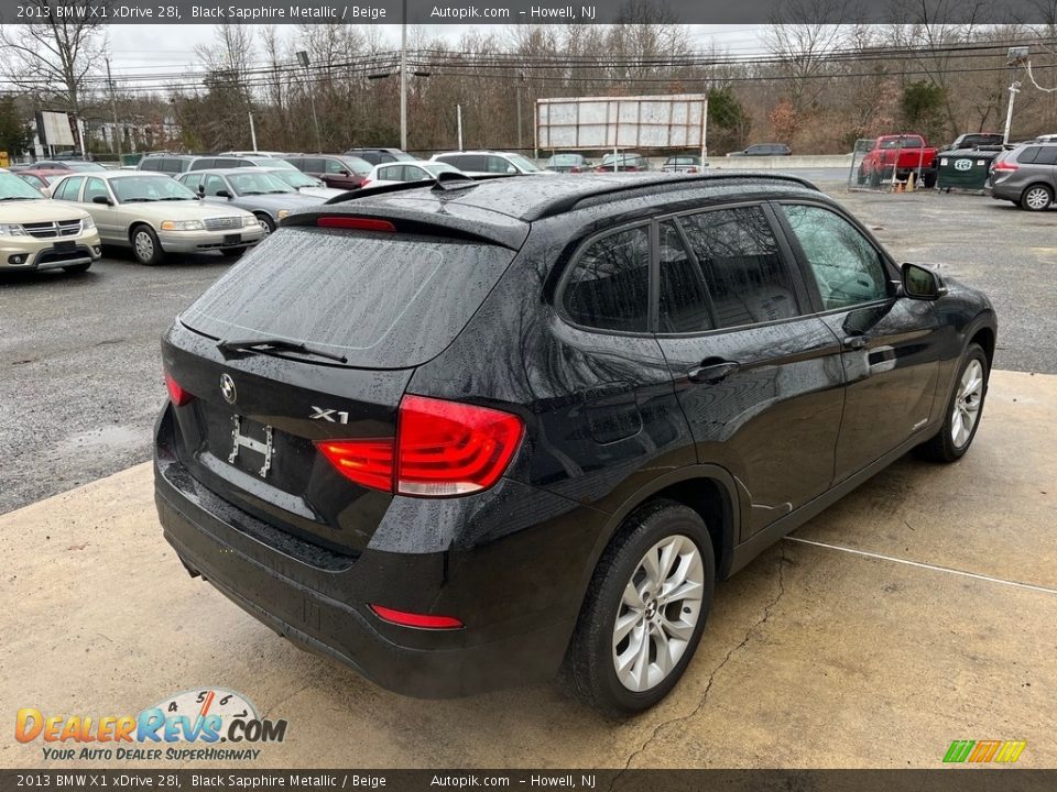 2013 BMW X1 xDrive 28i Black Sapphire Metallic / Beige Photo #8