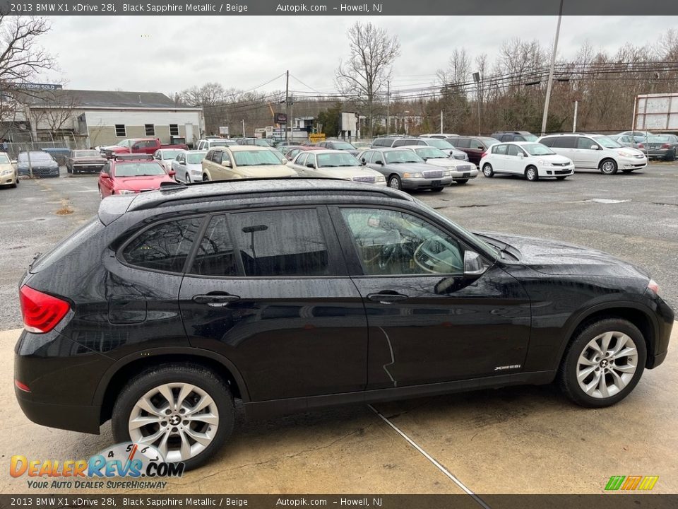 2013 BMW X1 xDrive 28i Black Sapphire Metallic / Beige Photo #10