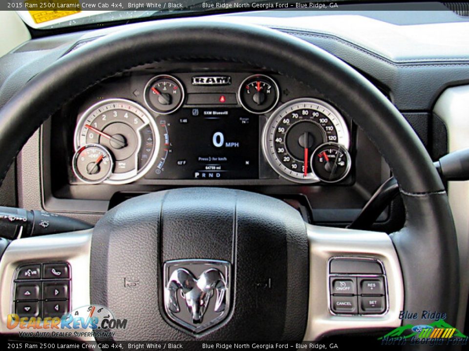 2015 Ram 2500 Laramie Crew Cab 4x4 Bright White / Black Photo #18