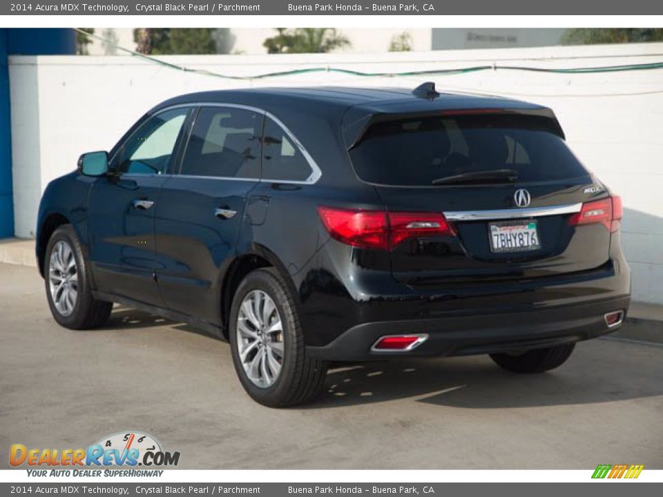 2014 Acura MDX Technology Crystal Black Pearl / Parchment Photo #2