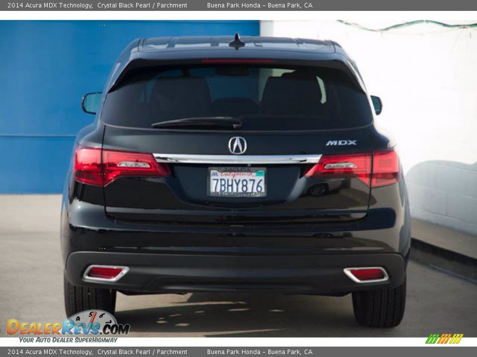 2014 Acura MDX Technology Crystal Black Pearl / Parchment Photo #11