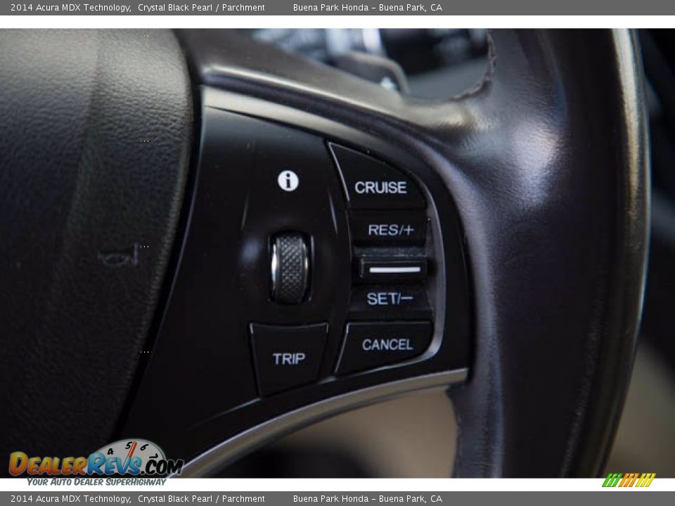 2014 Acura MDX Technology Crystal Black Pearl / Parchment Photo #17