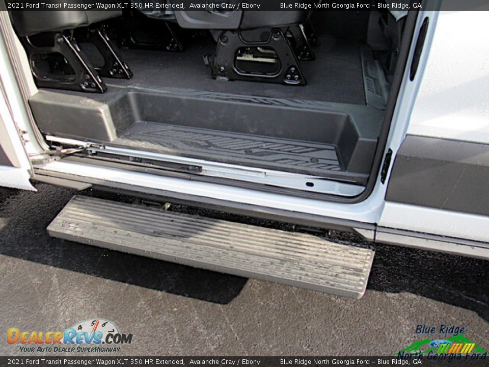 2021 Ford Transit Passenger Wagon XLT 350 HR Extended Avalanche Gray / Ebony Photo #15