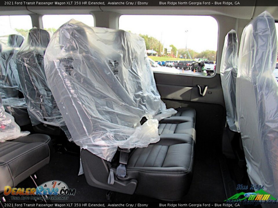 2021 Ford Transit Passenger Wagon XLT 350 HR Extended Avalanche Gray / Ebony Photo #16