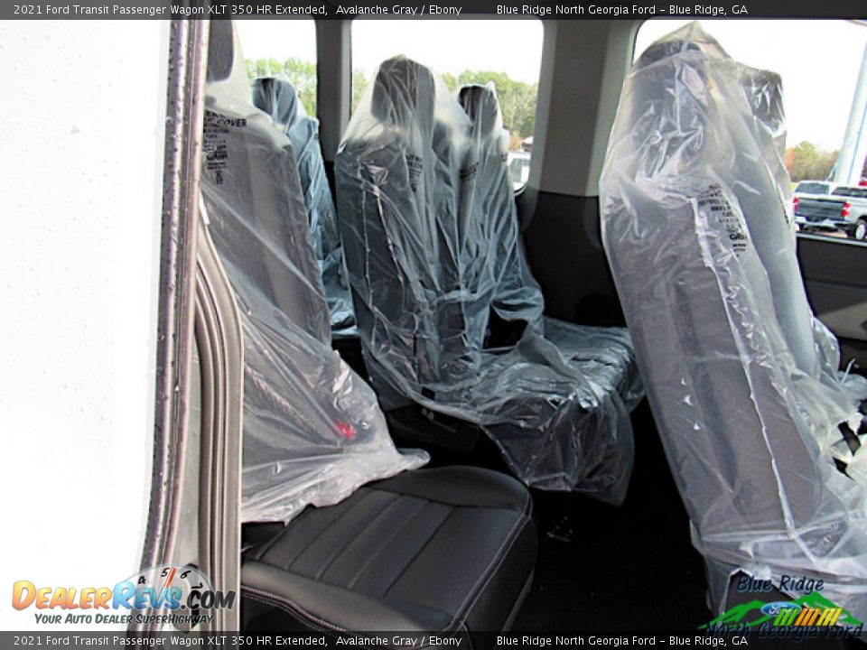 2021 Ford Transit Passenger Wagon XLT 350 HR Extended Avalanche Gray / Ebony Photo #17