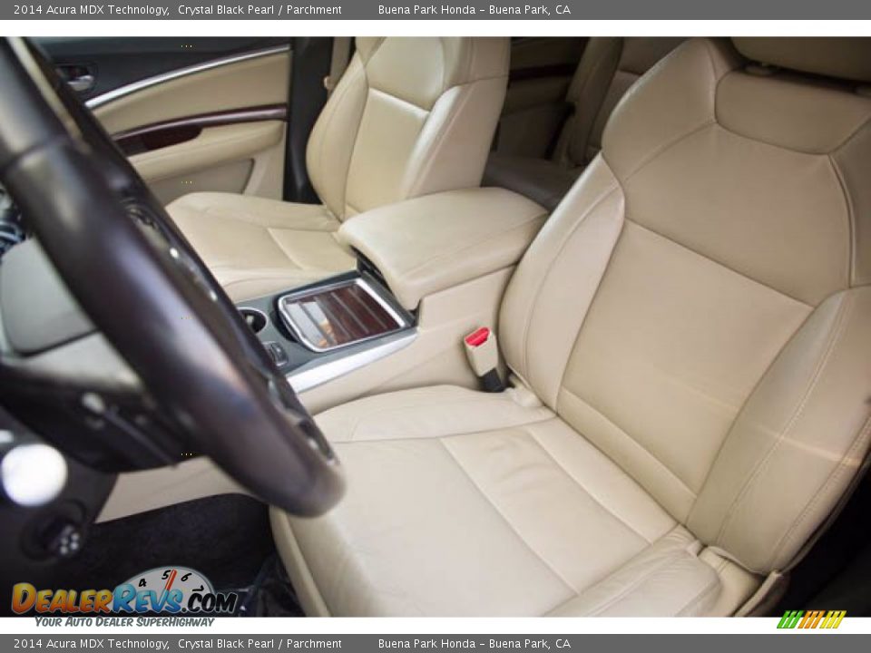 2014 Acura MDX Technology Crystal Black Pearl / Parchment Photo #20