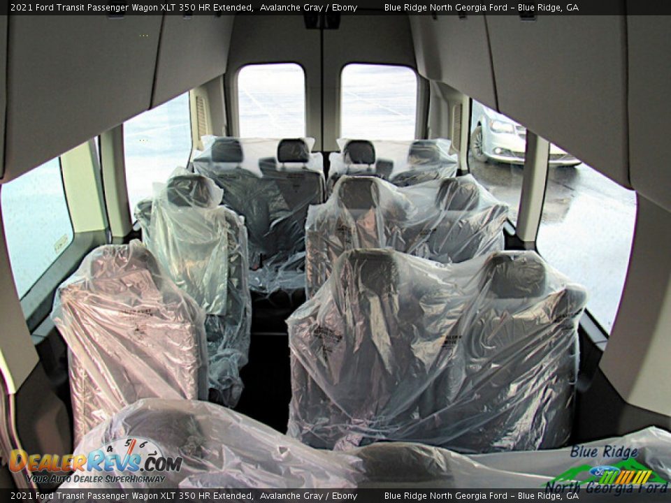 2021 Ford Transit Passenger Wagon XLT 350 HR Extended Avalanche Gray / Ebony Photo #21