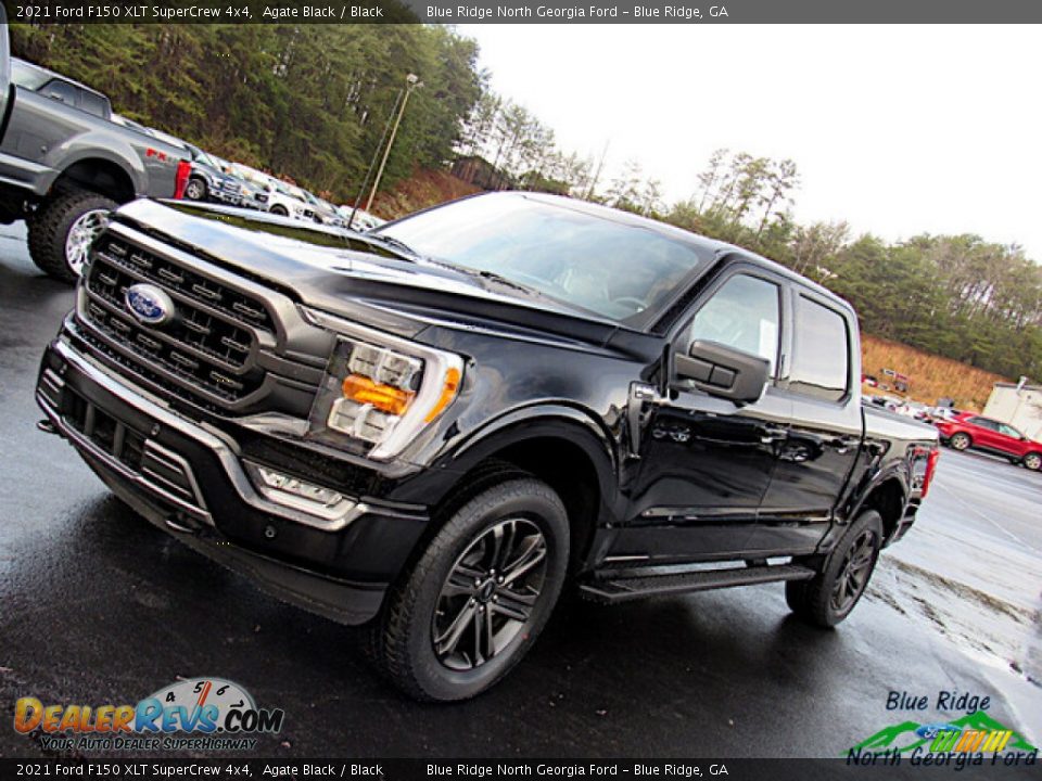 2021 Ford F150 XLT SuperCrew 4x4 Agate Black / Black Photo #26