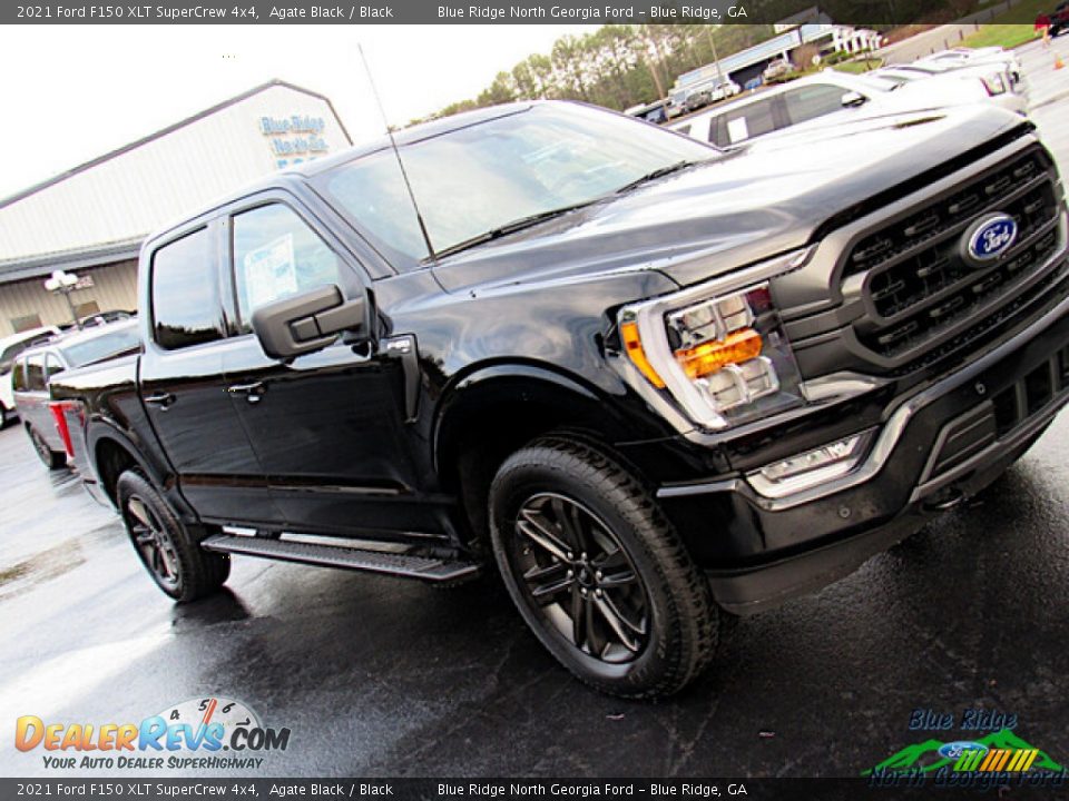 2021 Ford F150 XLT SuperCrew 4x4 Agate Black / Black Photo #27