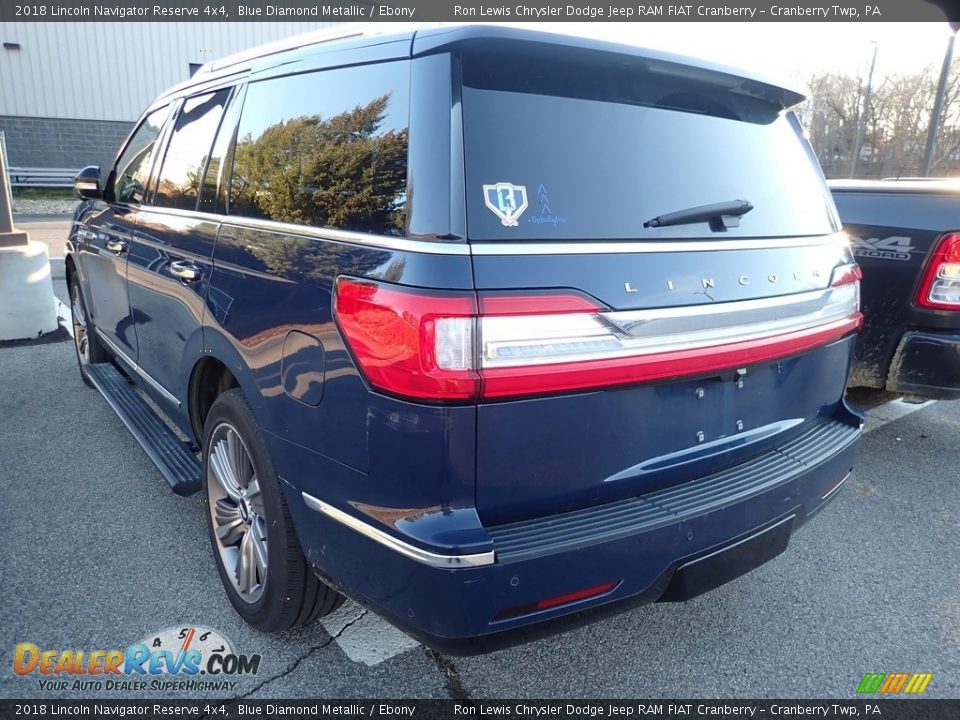 2018 Lincoln Navigator Reserve 4x4 Blue Diamond Metallic / Ebony Photo #2