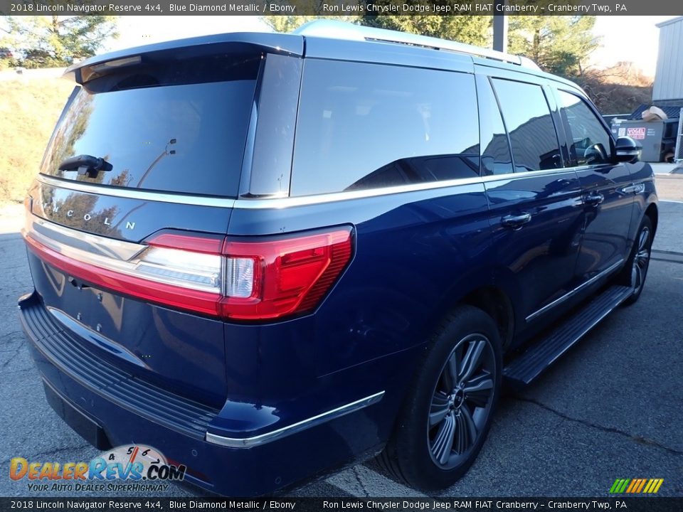 2018 Lincoln Navigator Reserve 4x4 Blue Diamond Metallic / Ebony Photo #3