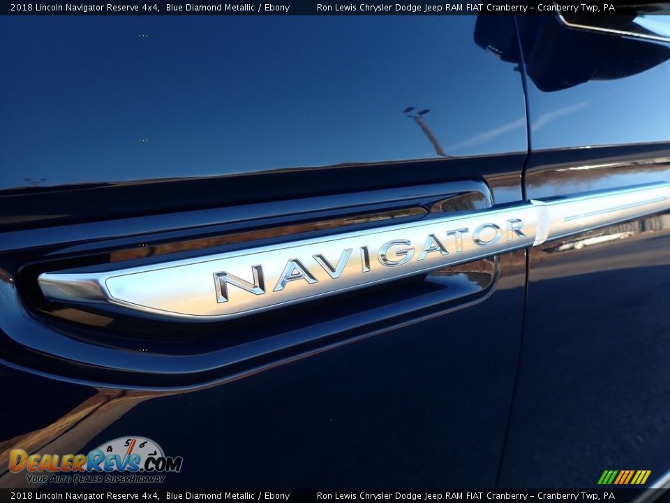 2018 Lincoln Navigator Reserve 4x4 Blue Diamond Metallic / Ebony Photo #4
