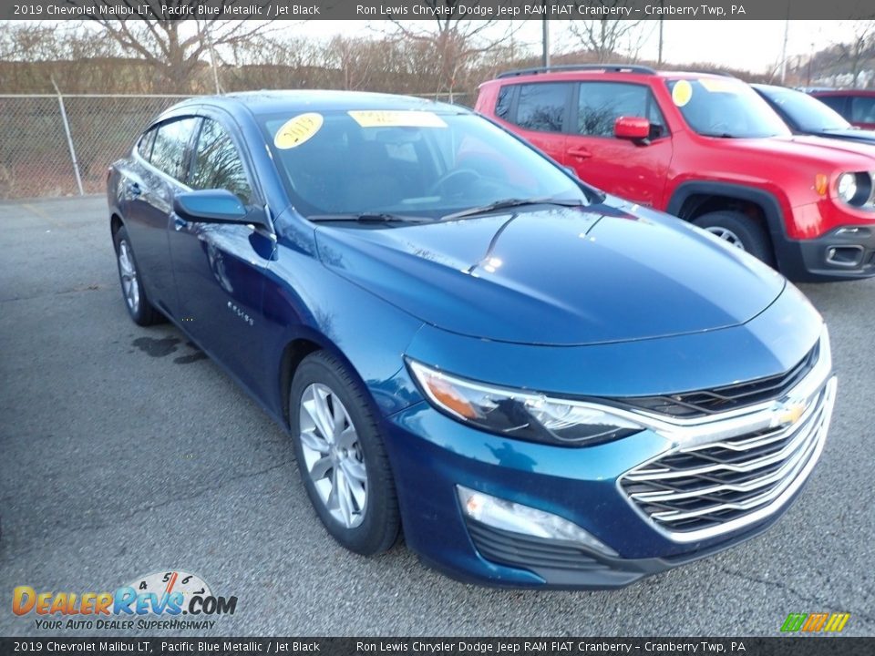 2019 Chevrolet Malibu LT Pacific Blue Metallic / Jet Black Photo #2