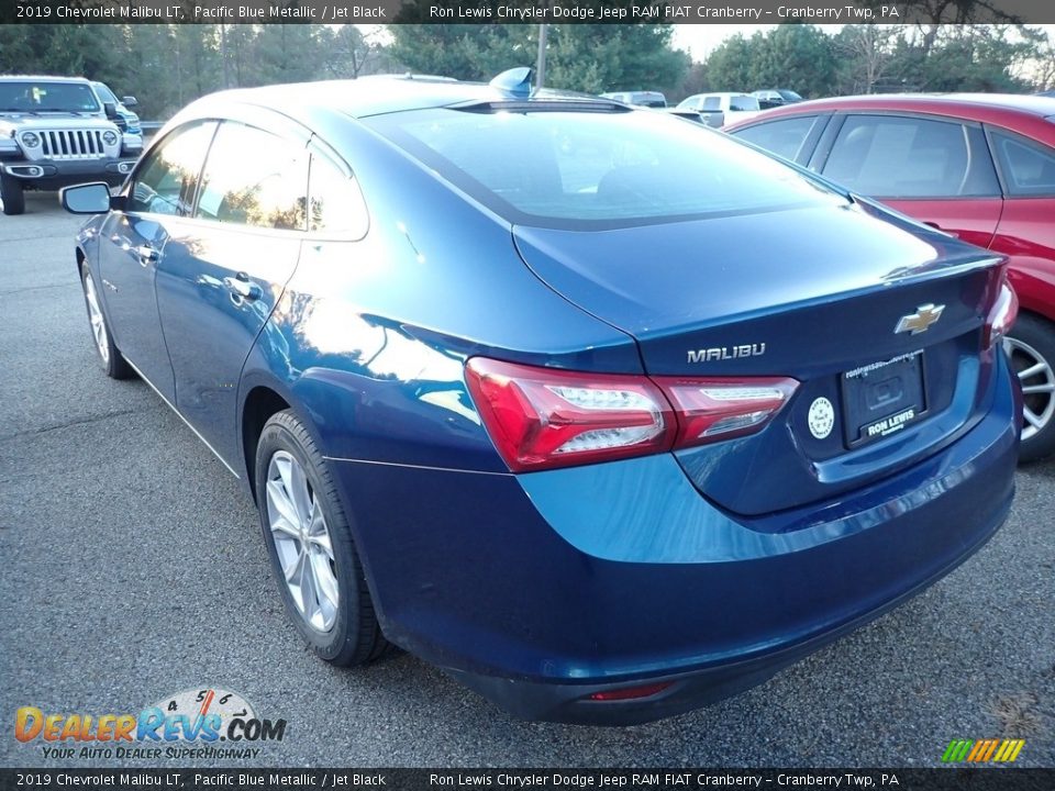 2019 Chevrolet Malibu LT Pacific Blue Metallic / Jet Black Photo #3