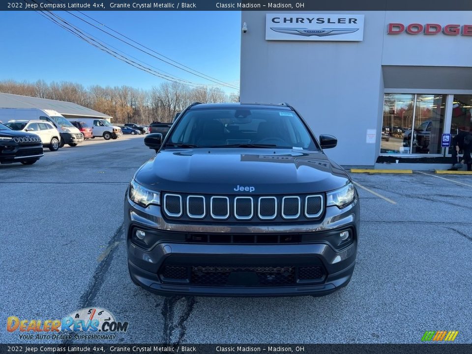 2022 Jeep Compass Latitude 4x4 Granite Crystal Metallic / Black Photo #7
