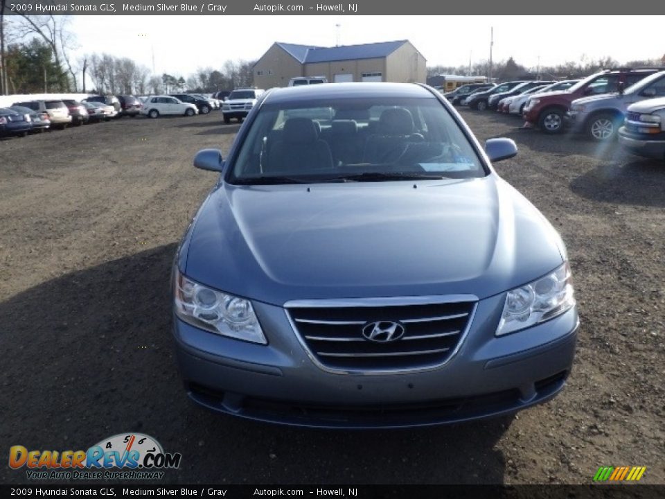 2009 Hyundai Sonata GLS Medium Silver Blue / Gray Photo #2