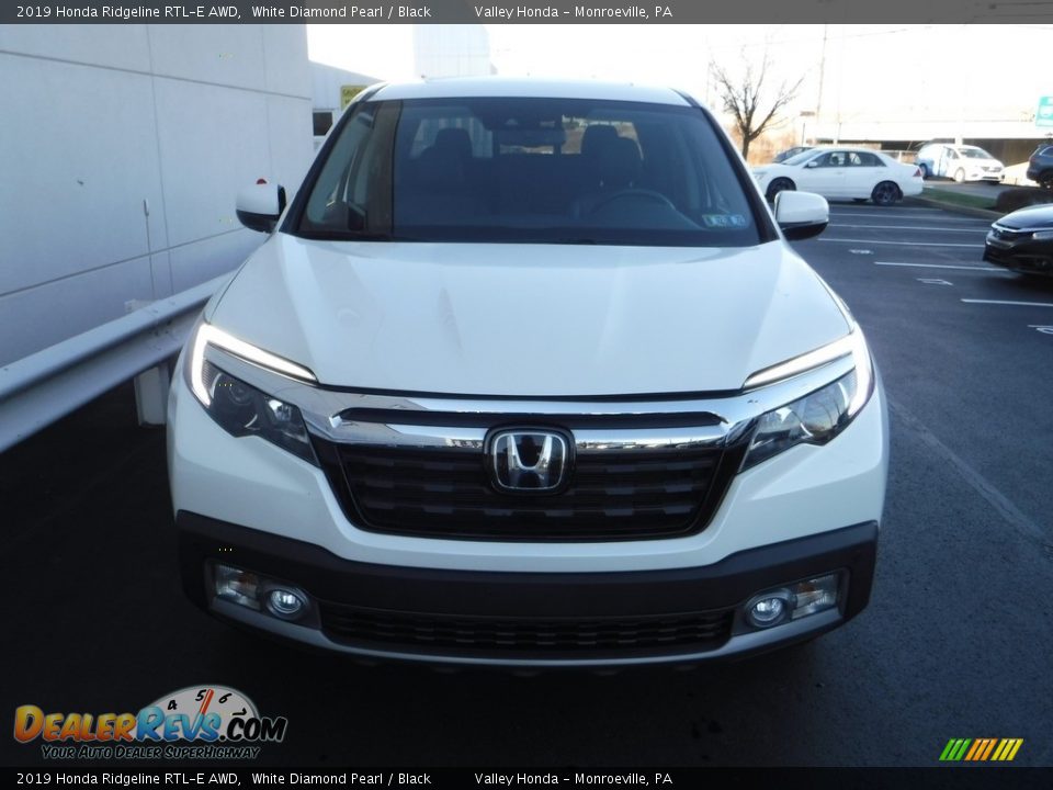 2019 Honda Ridgeline RTL-E AWD White Diamond Pearl / Black Photo #4